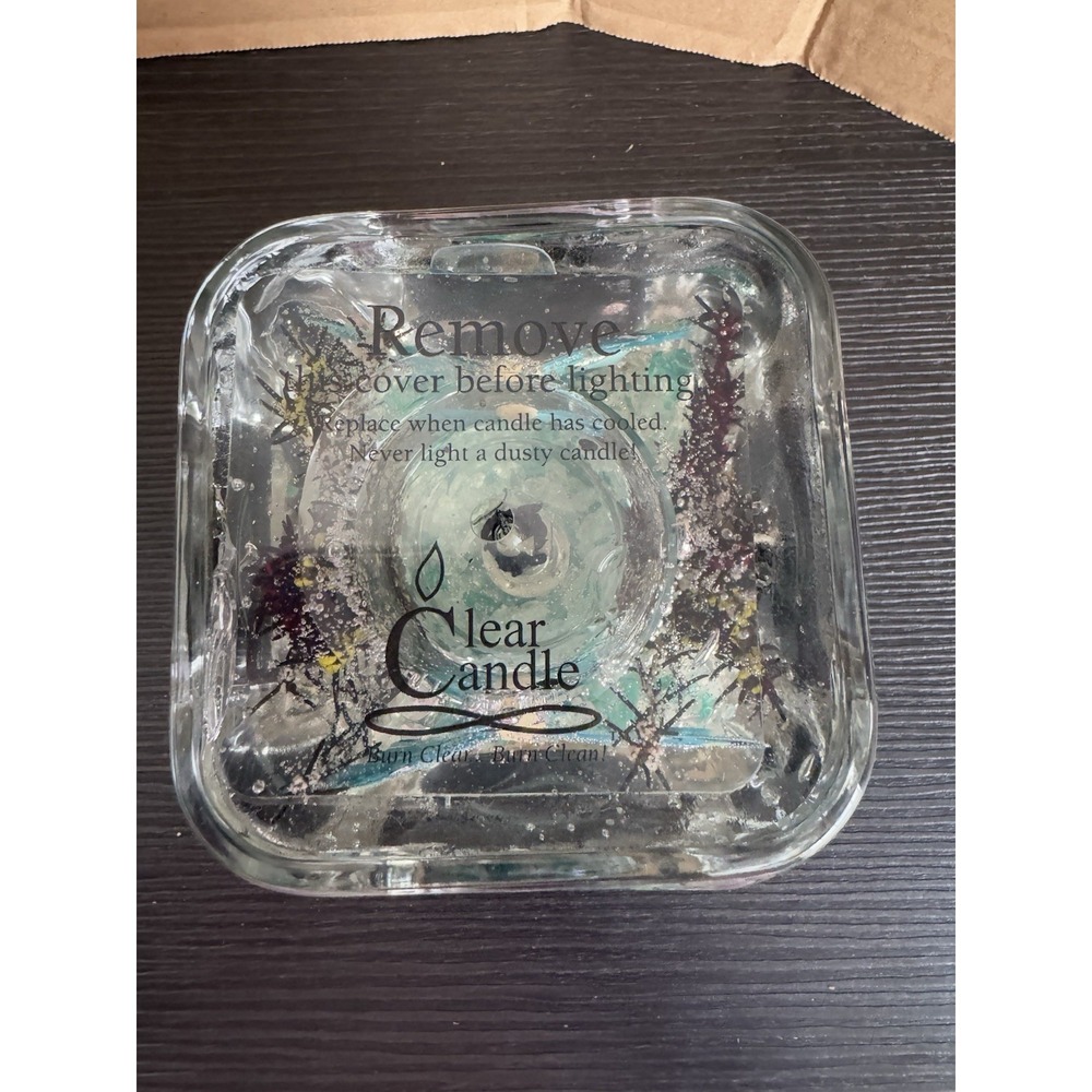 Butterfly Gel Candle  Burns Clear Burns‎ Clean Beautiful - Picture 7 of 13